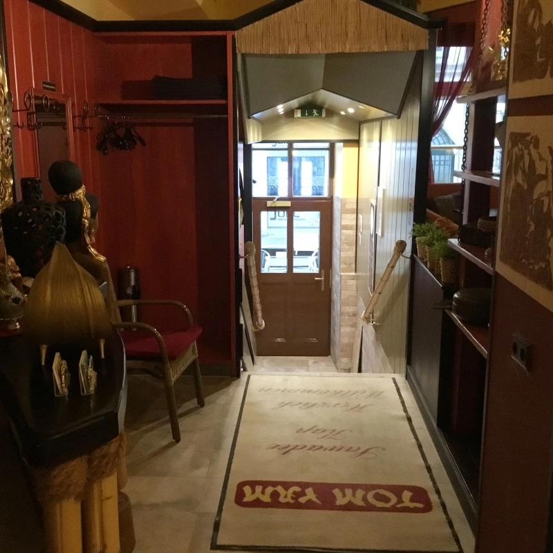 Eingangsbereich des Tom Yam Restaurants